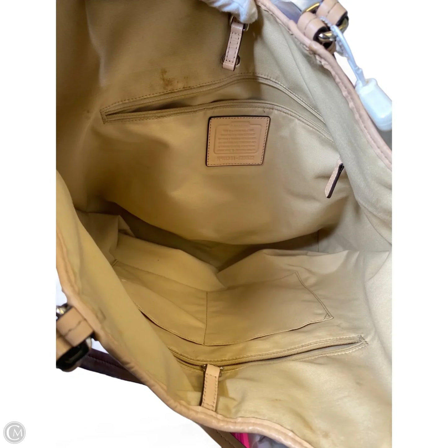 Handbag Designer By Coach, Size: Large