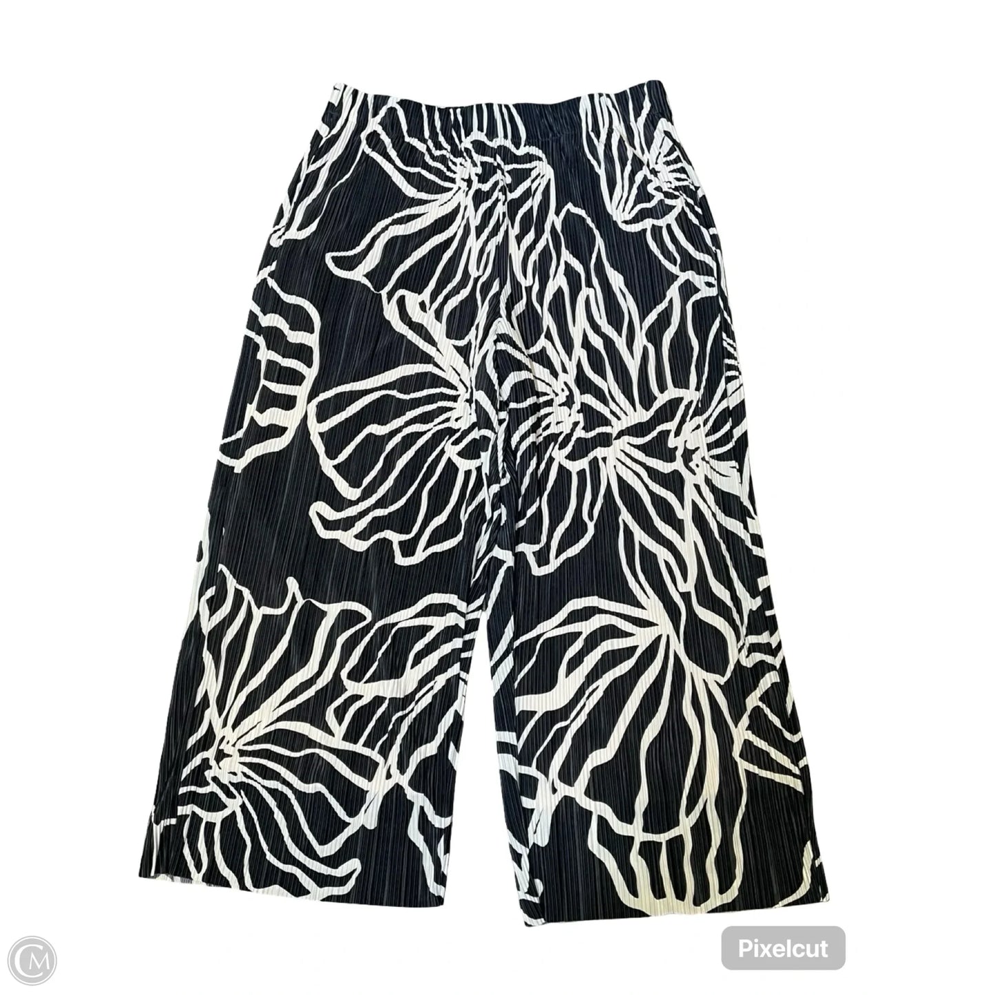 Pants Lounge By Nine West In Black & White, Size: L