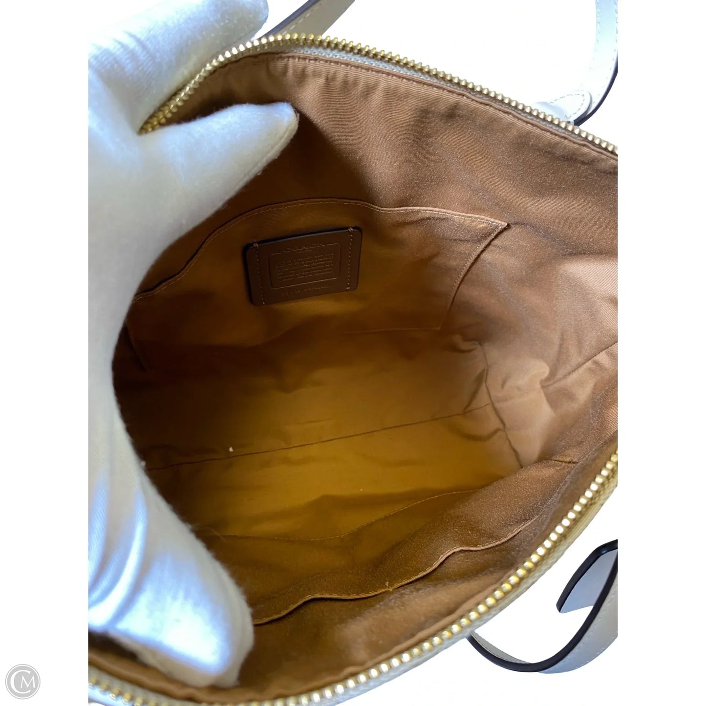 Handbag Designer By Coach, Size: Medium