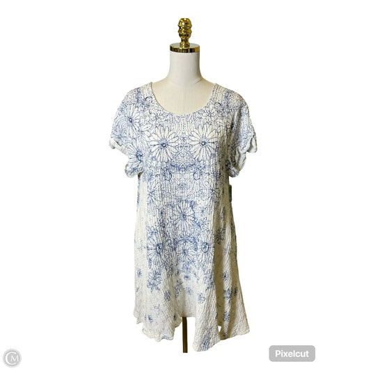 Dress Casual Midi By Free People In Blue & White, Size: S