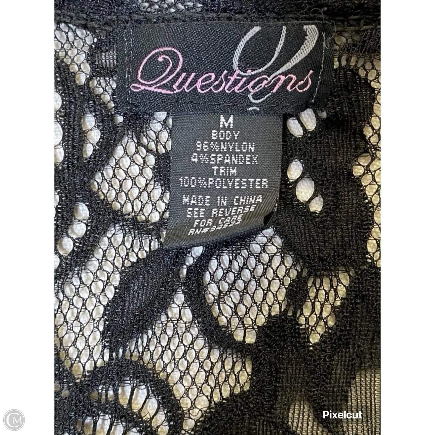 Kimono By Clothes Mentor In Black, Size: M