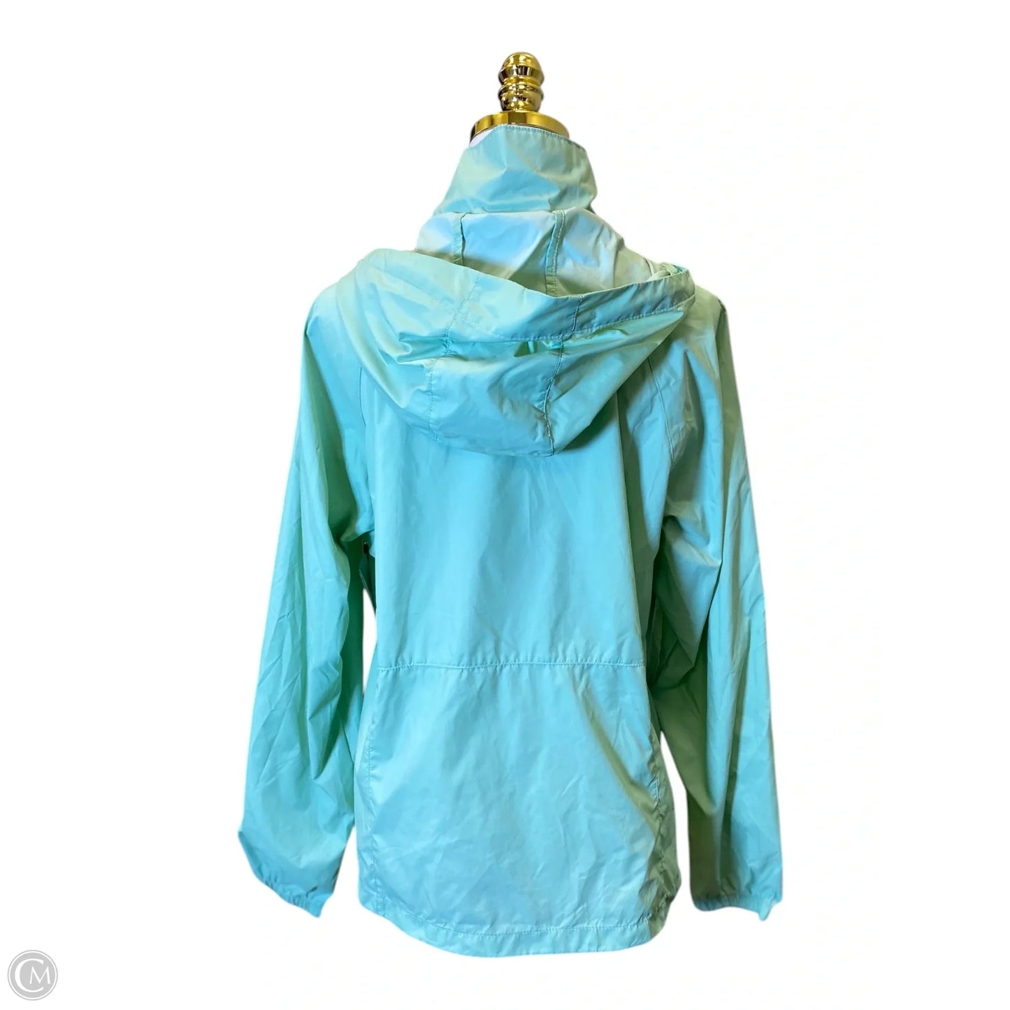 Jacket Windbreaker By Columbia In Green, Size: Xl