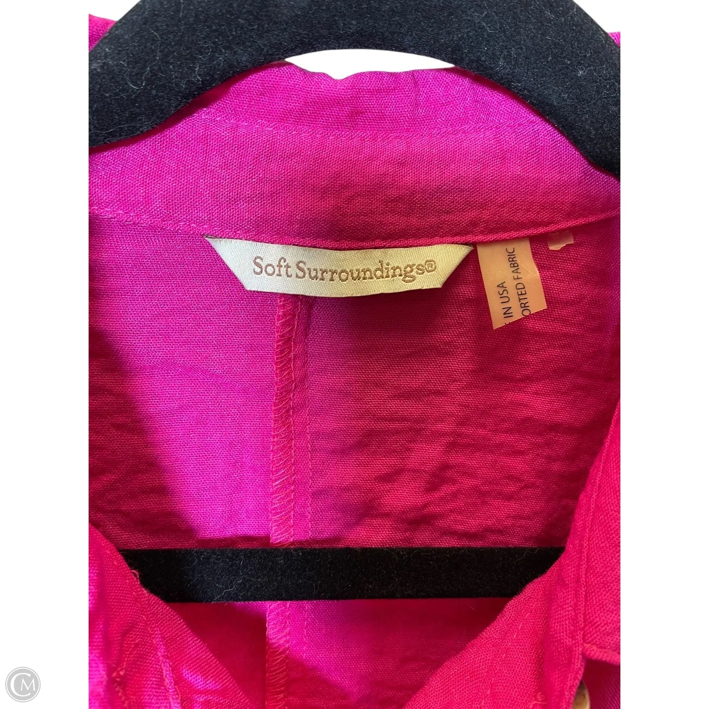 Tunic Long Sleeve By Soft Surroundings In Pink, Size: S