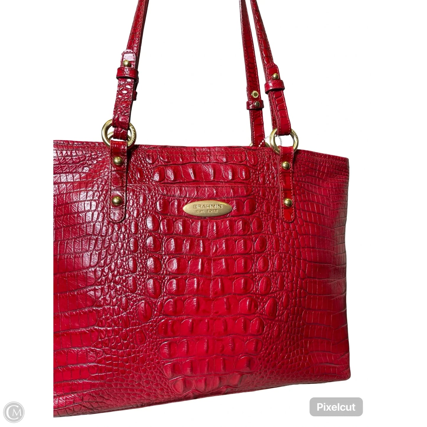 Handbag Designer By Brahmin, Size: Medium