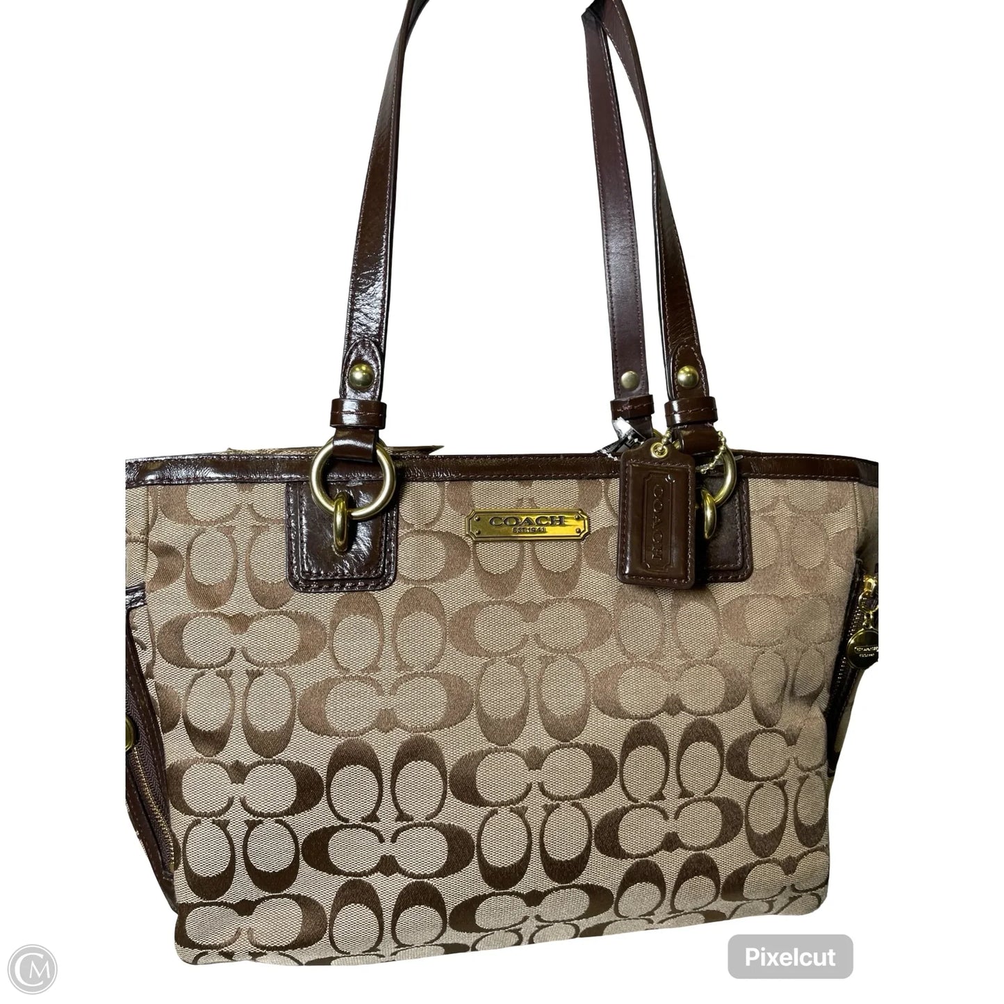 Handbag Designer By Coach, Size: Medium