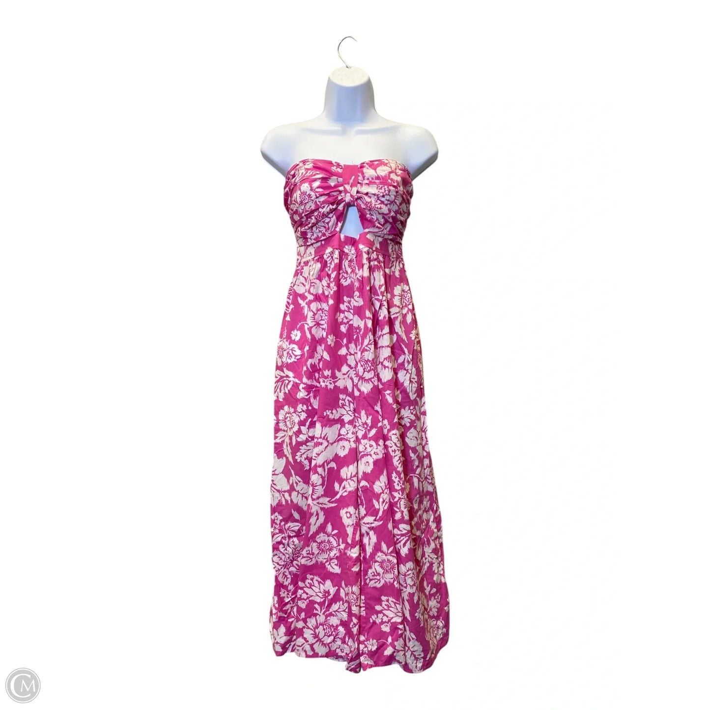 Jumpsuit By Aakaa In Pink & White, Size: L