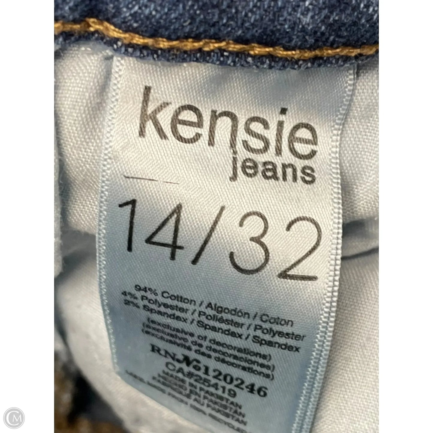 Jeans Wide Leg By Clothes Mentor In Blue Denim, Size: 16