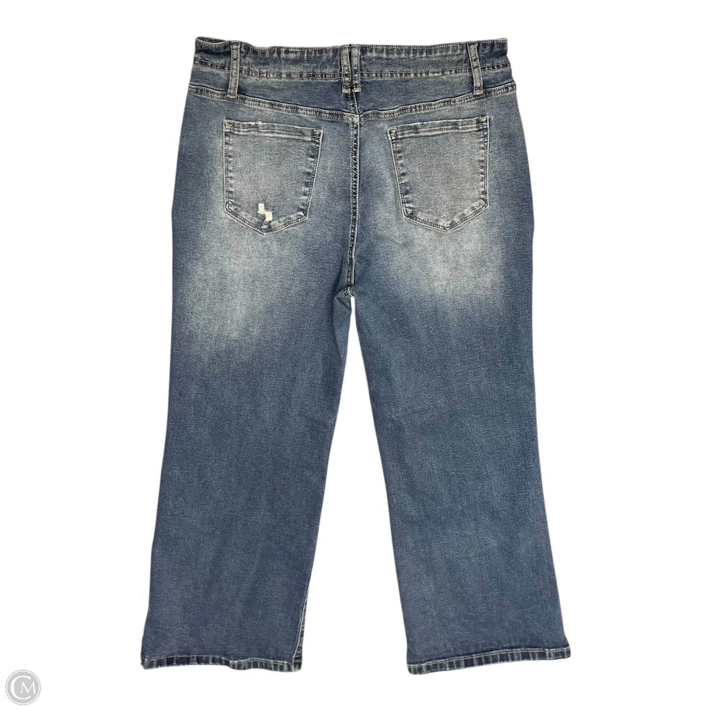 Jeans Wide Leg By Clothes Mentor In Blue Denim, Size: 14