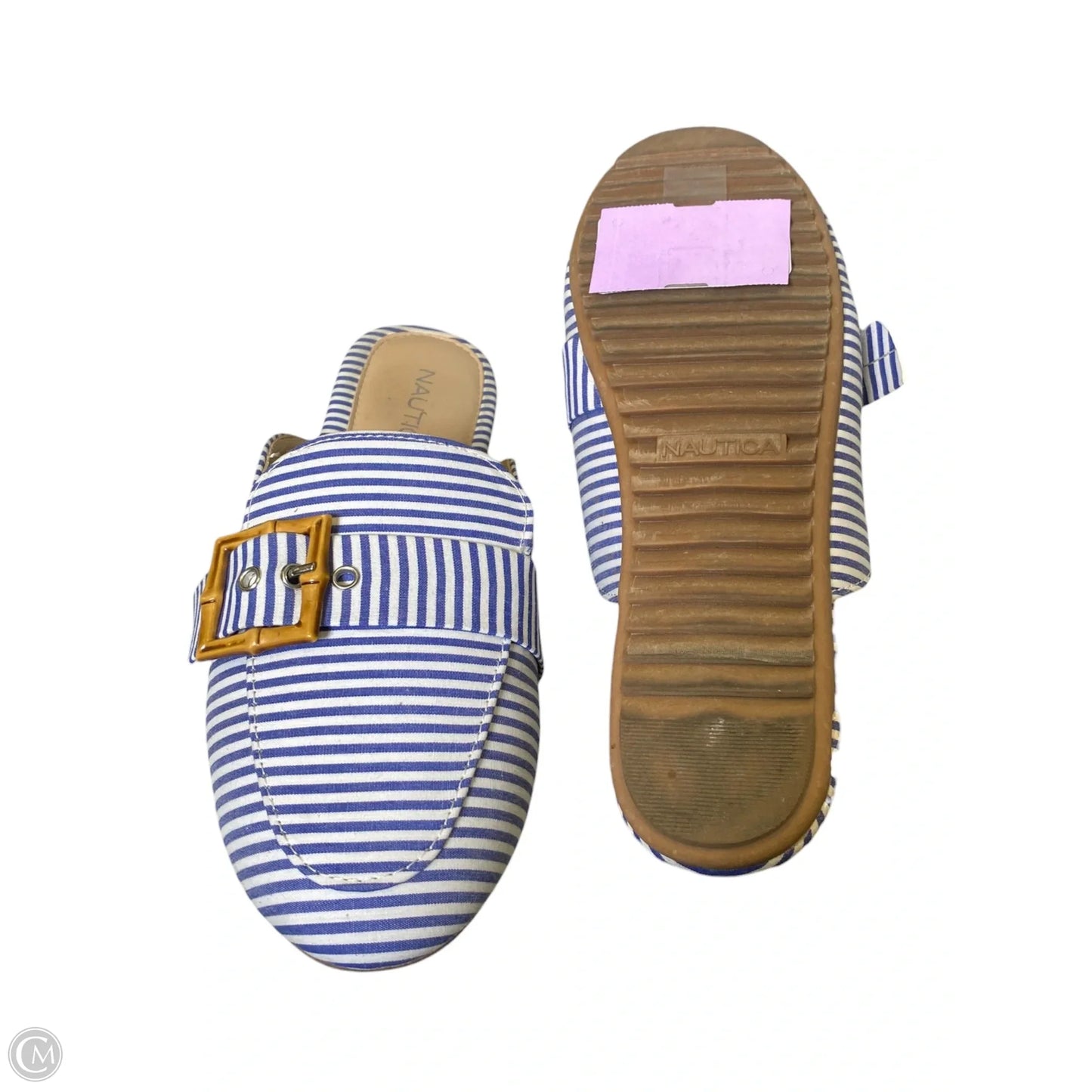 Shoes Flats By Nautica In Blue & White, Size: 7