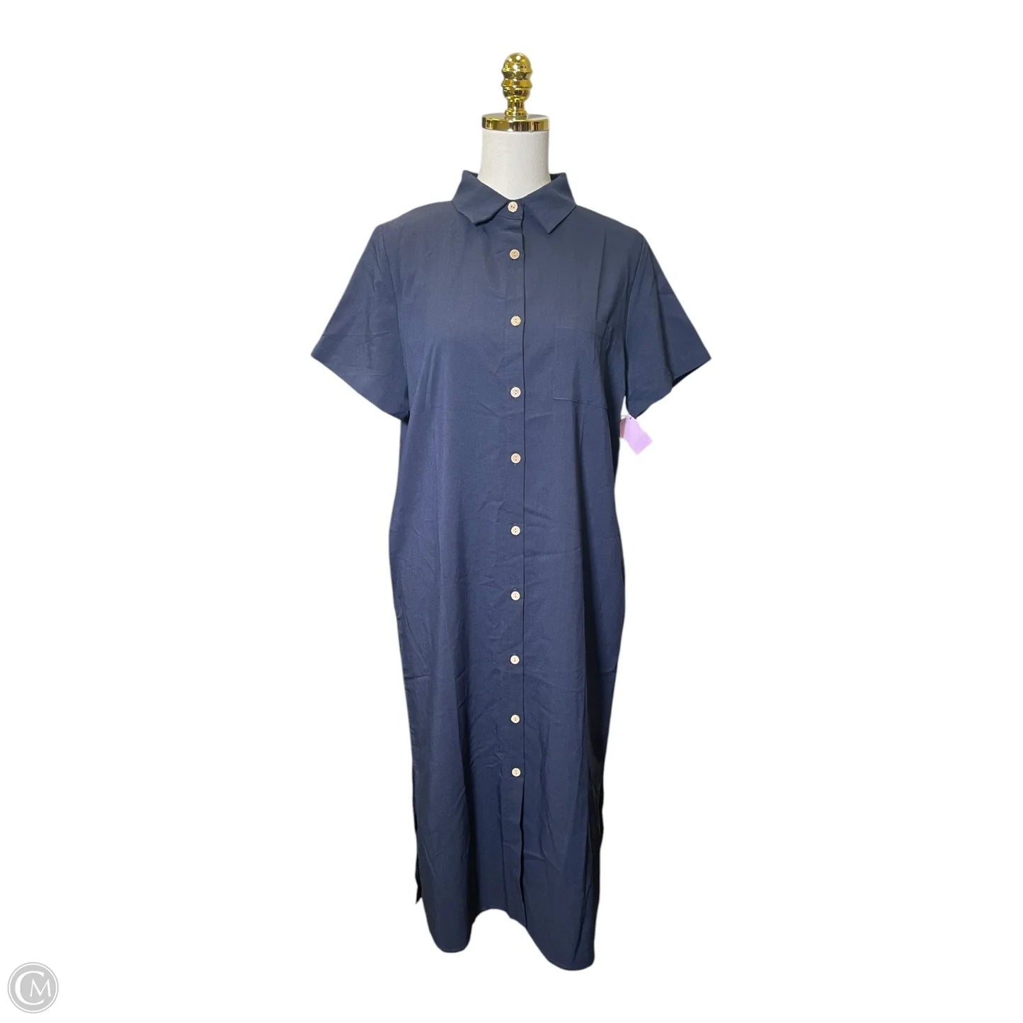 Dress Casual Maxi By Zeagoo In Navy, Size: M