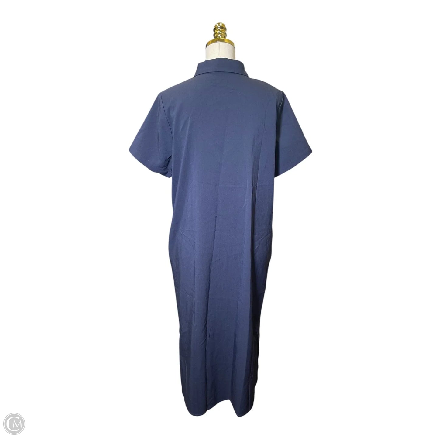 Dress Casual Maxi By Zeagoo In Navy, Size: M