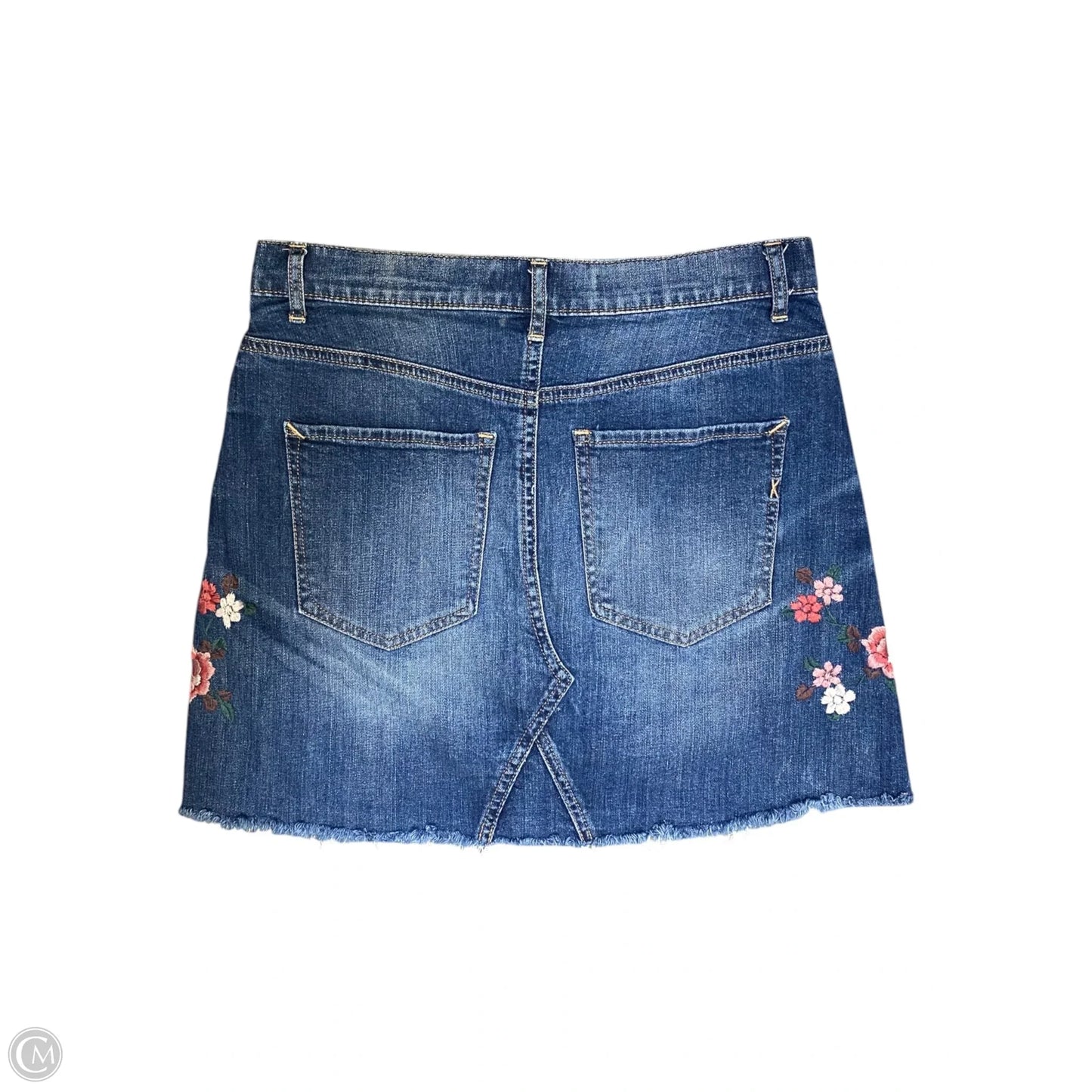 Skirt Mini & Short By Express In Blue Denim, Size: 8