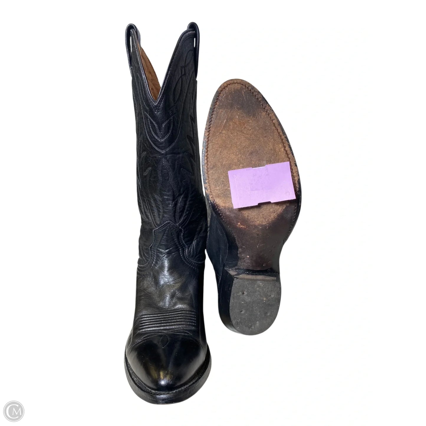 Boots Western By Clothes Mentor In Black, Size: 8