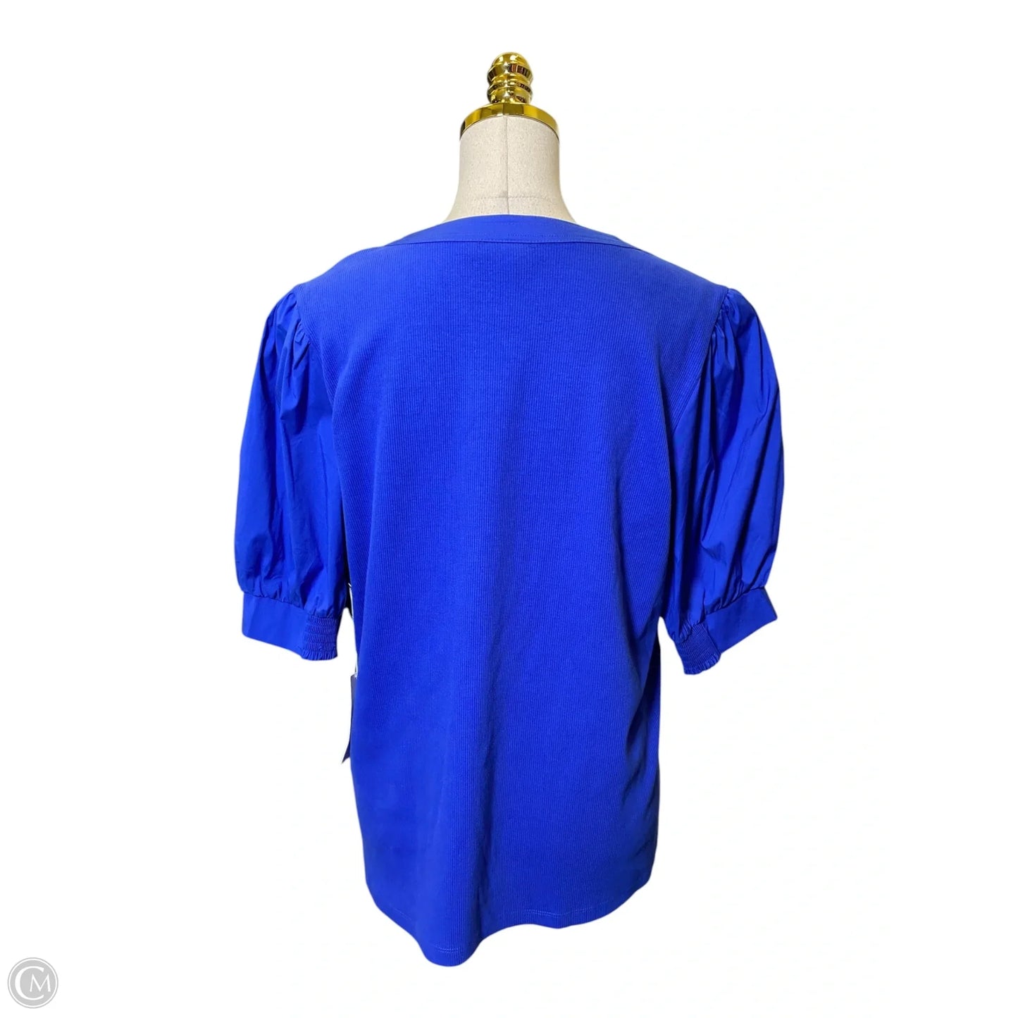 Top Short Sleeve By Chicos In Blue, Size: Xl
