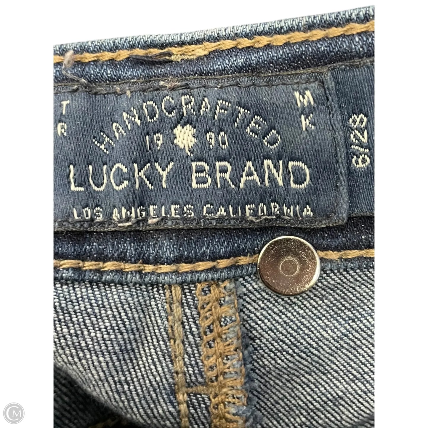 Jeans Skinny By Lucky Brand In Blue Denim, Size: 6