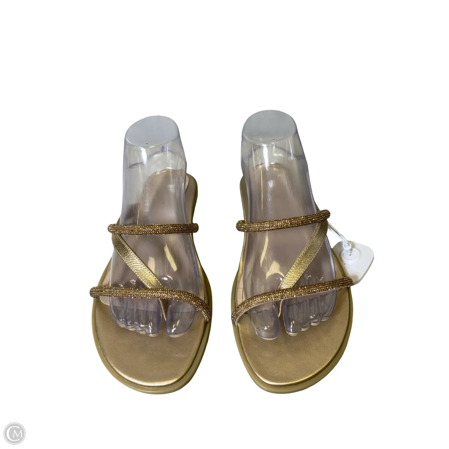 Sandals Flats By Vionic In Gold, Size: 9