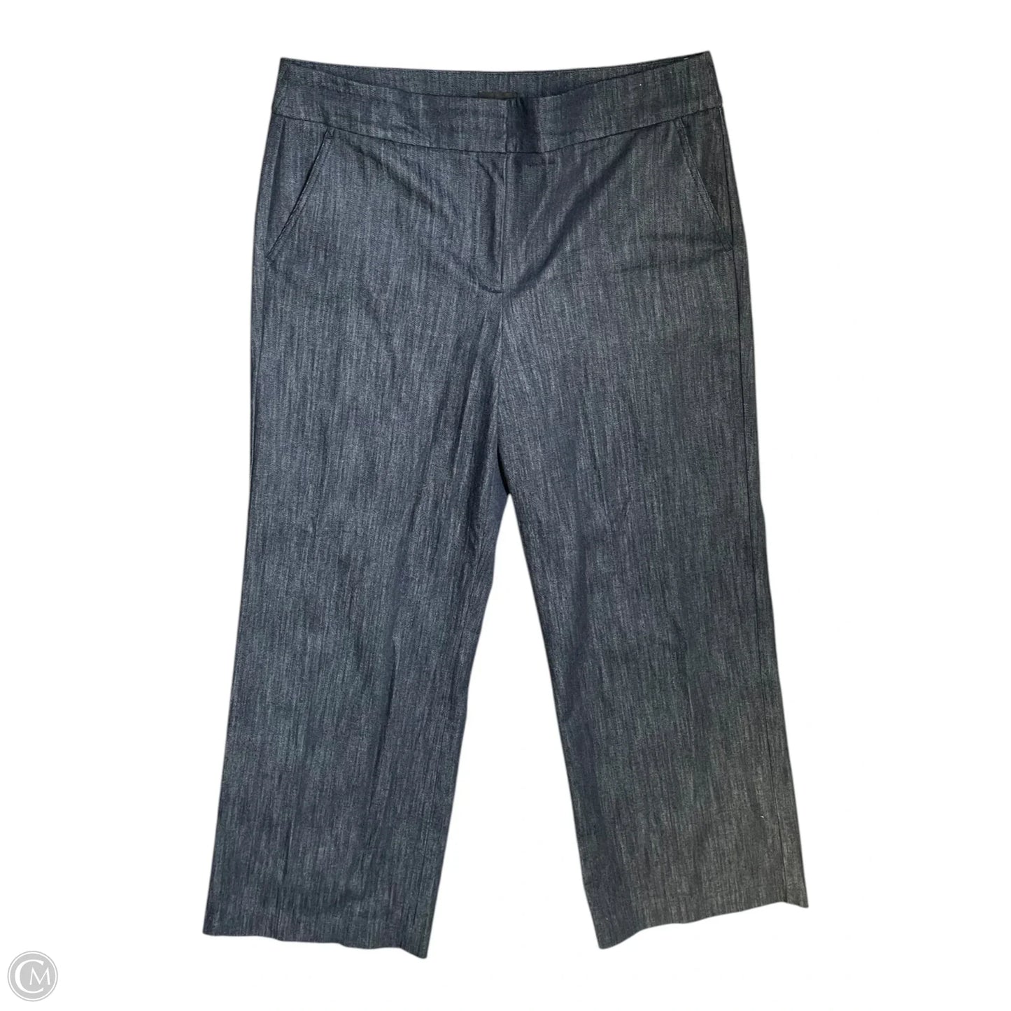 Jeans Wide Leg By Talbots In Blue Denim, Size: 14