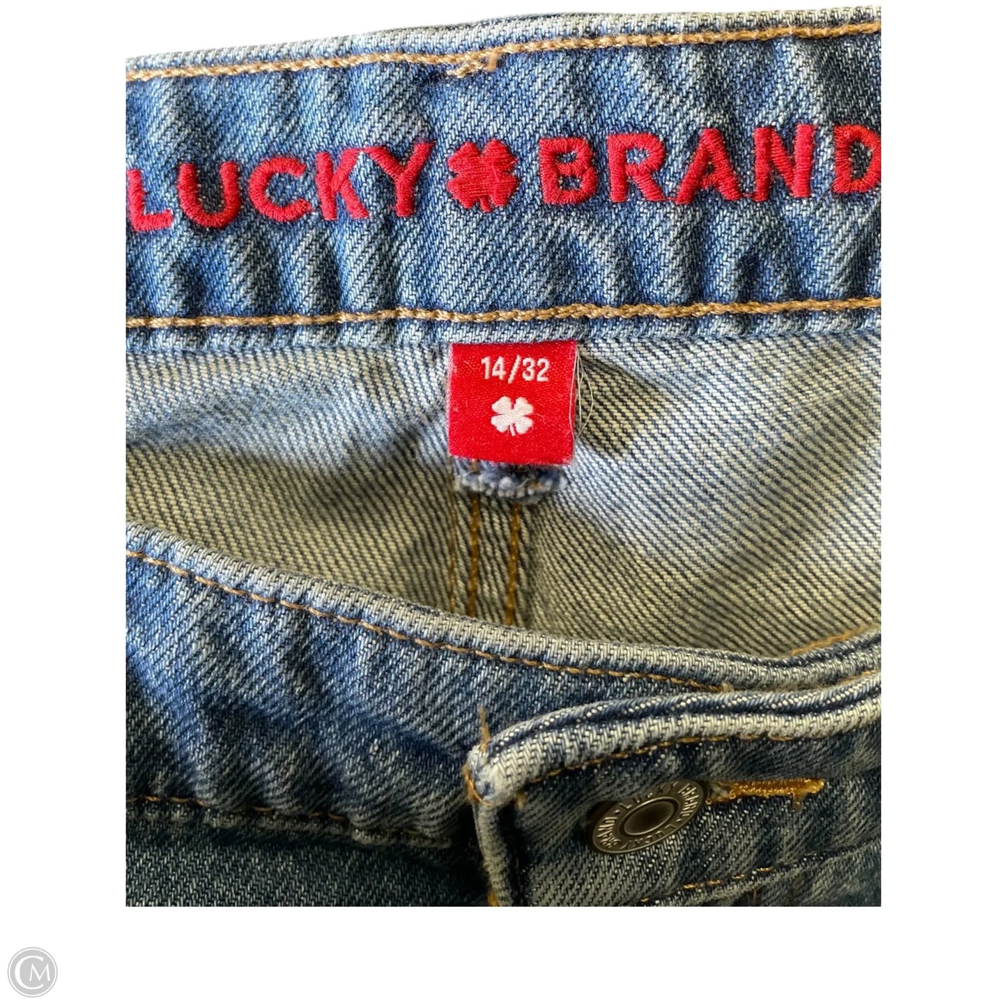 Shorts By Lucky Brand In Blue Denim, Size: 14