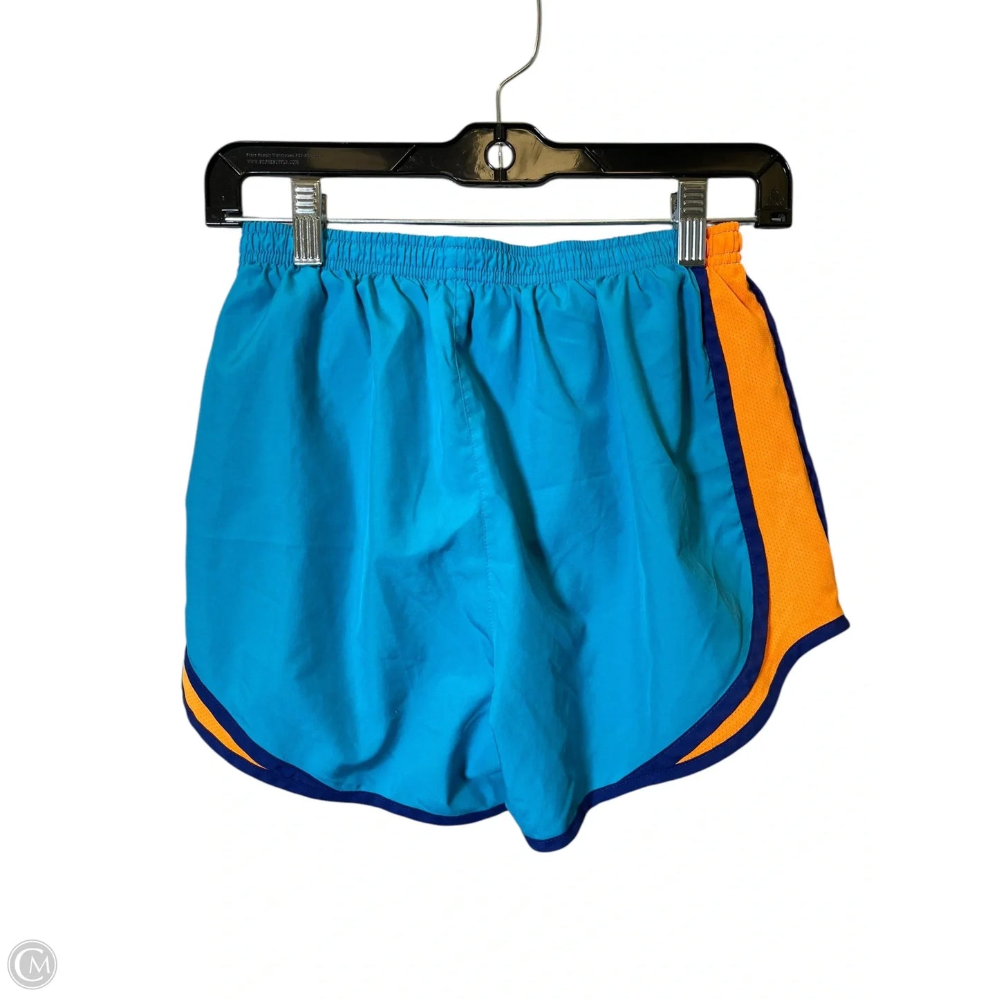 Athletic Shorts By Nike In Blue & Orange, Size: S
