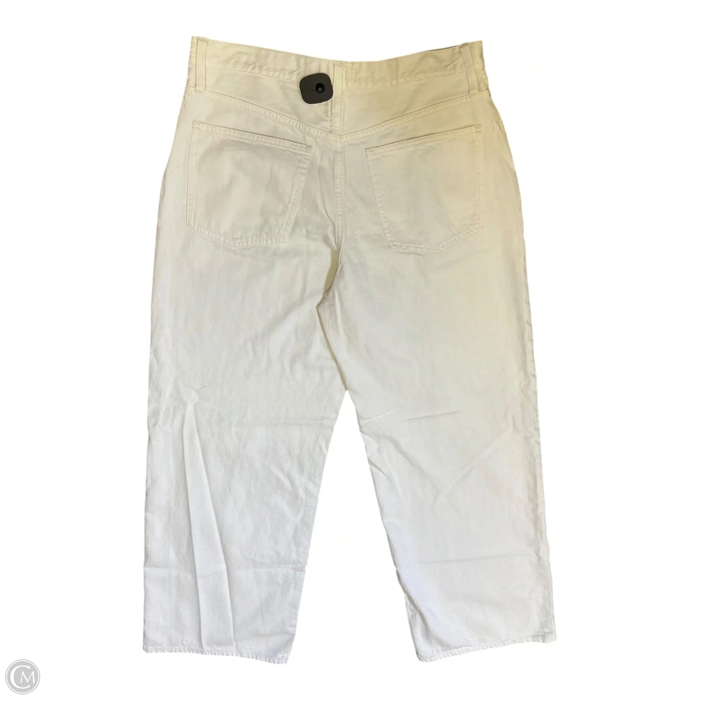 Jeans Wide Leg By Madewell In Cream, Size: 12