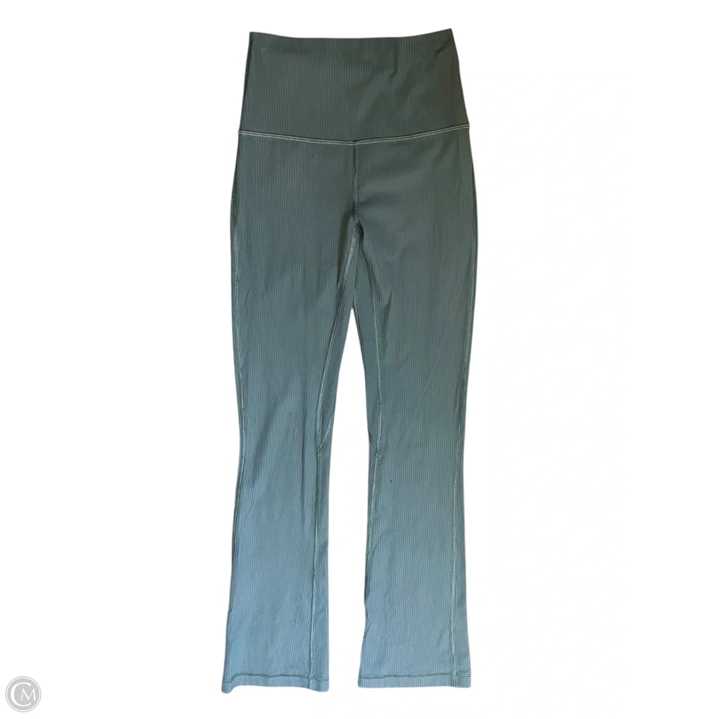 Athletic Top Short Sleeve By Lululemon In Green, Size: S