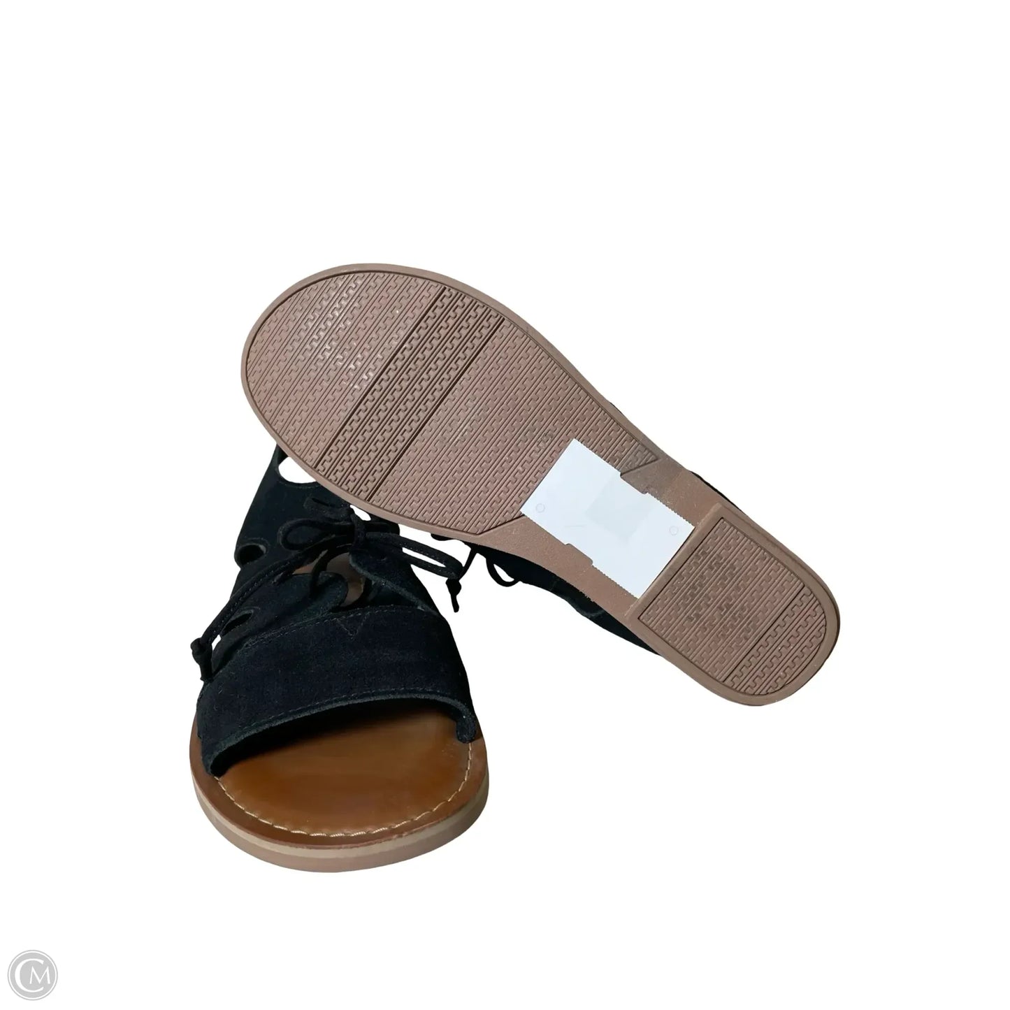Sandals Flats By Toms In Black, Size: 8