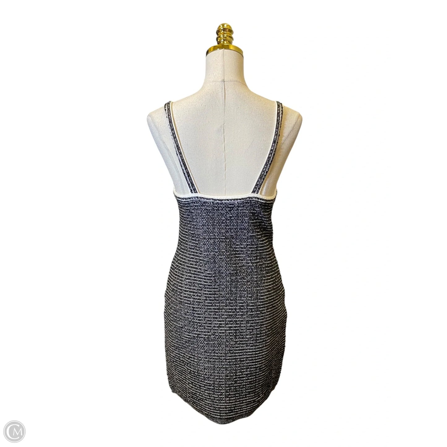 Dress Casual Short By Clothes Mentor In Black & White, Size: M