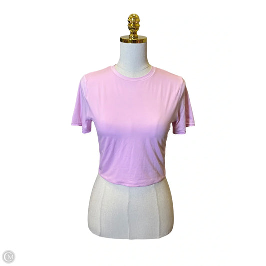 Top Short Sleeve By Clothes Mentor In Pink, Size: S