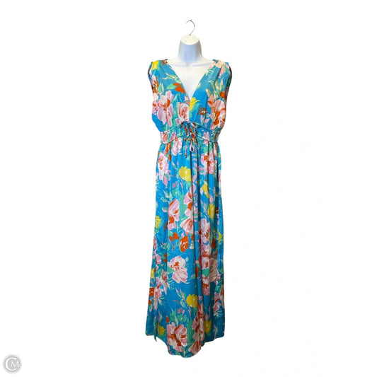 Jumpsuit By Ee Some In Floral Print, Size: L