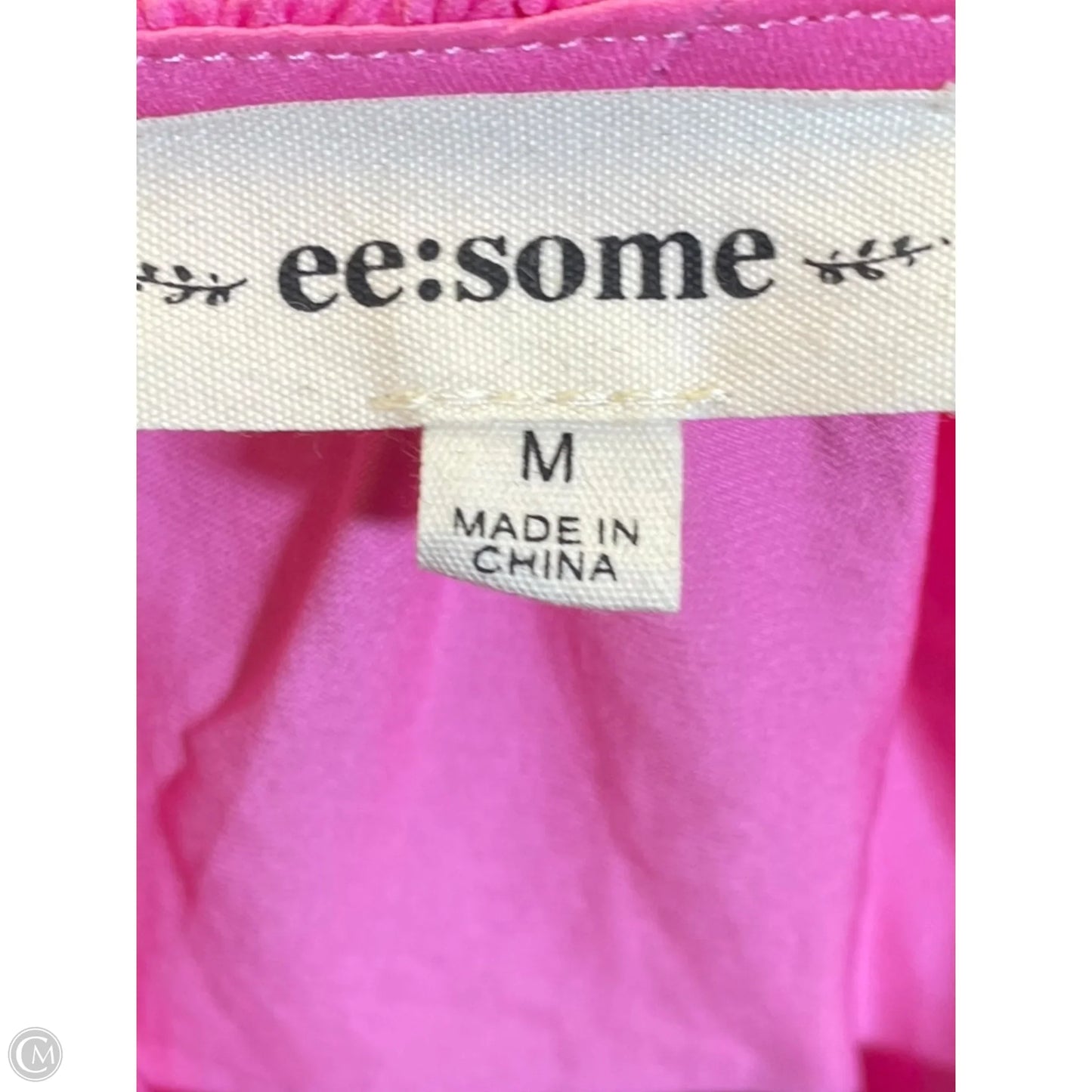 Jumpsuit By Ee Some In Pink, Size: M