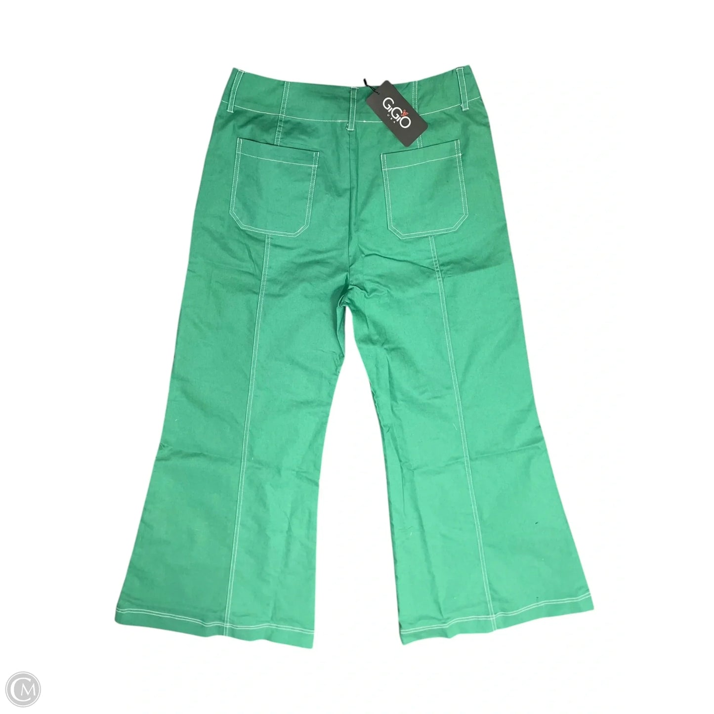 Pants Wide Leg By Gigio In Green, Size: L