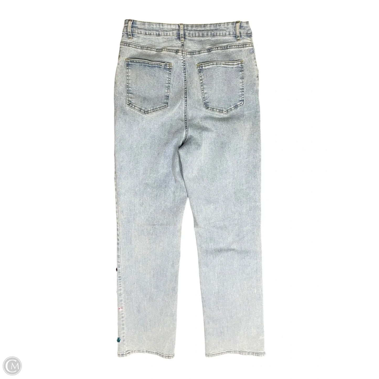 Jeans Straight By Blue B In Blue Denim, Size: M