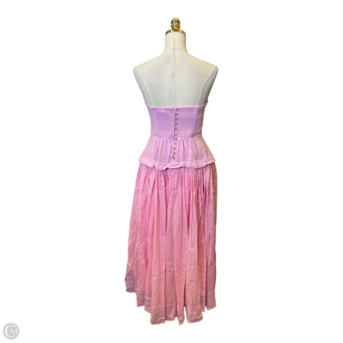 Dress Casual Midi By Hyfve In Pink, Size: L