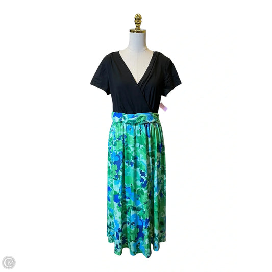 Dress Casual Maxi By Clothes Mentor In Multi-colored, Size: L