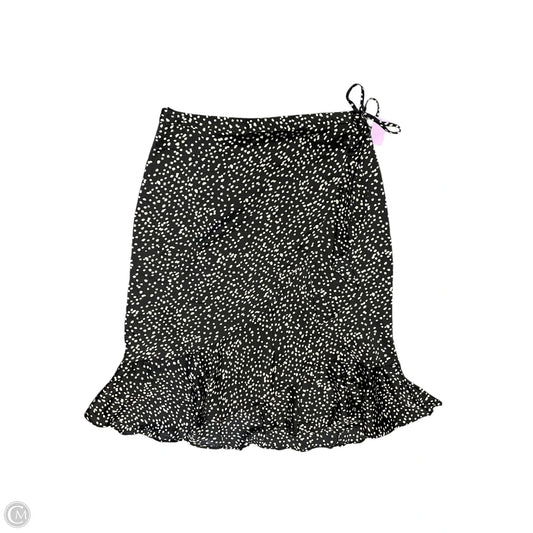 Skirt Maxi By Grace In Black & Cream, Size: L