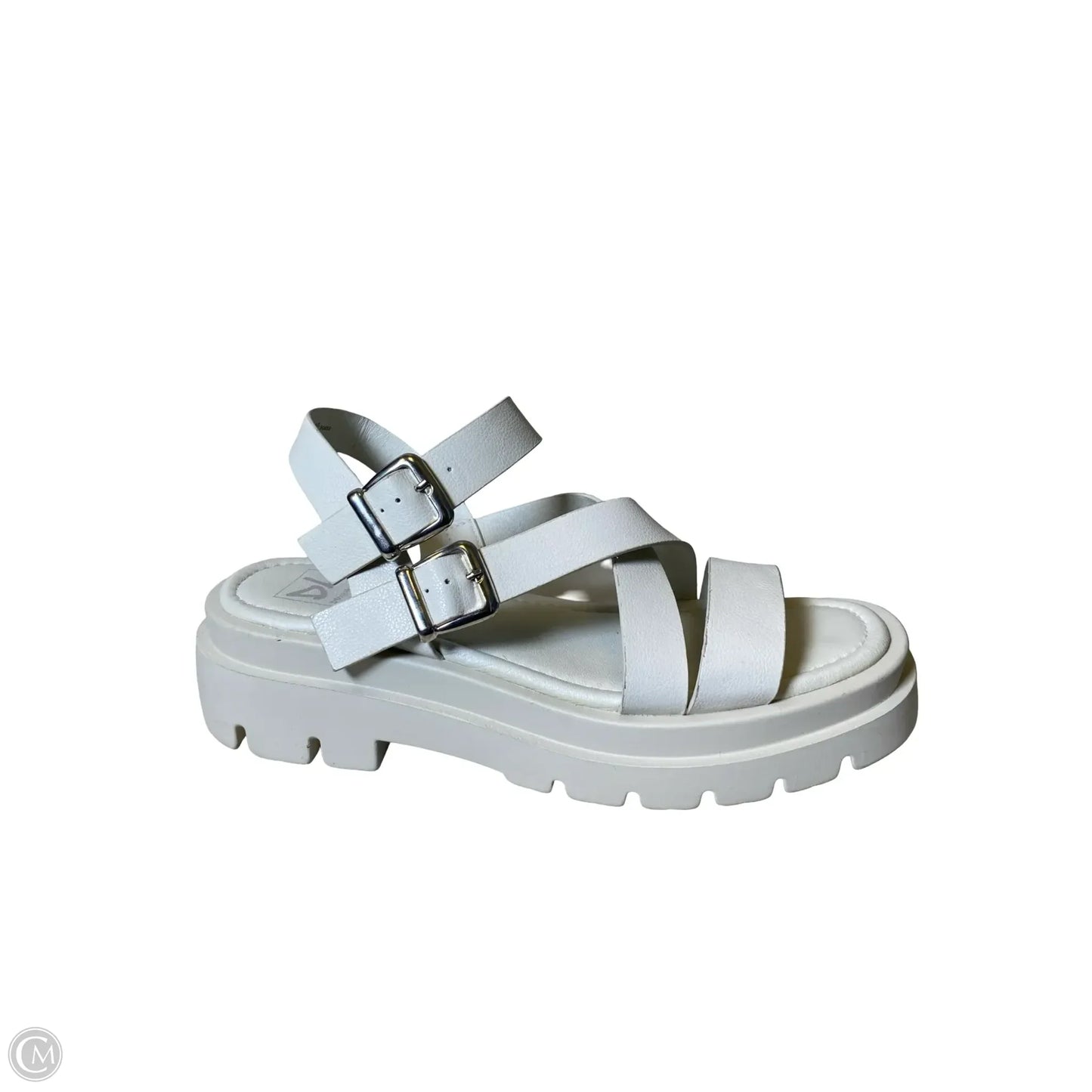 Shoes Heels Platform By Clothes Mentor In Cream, Size: 9