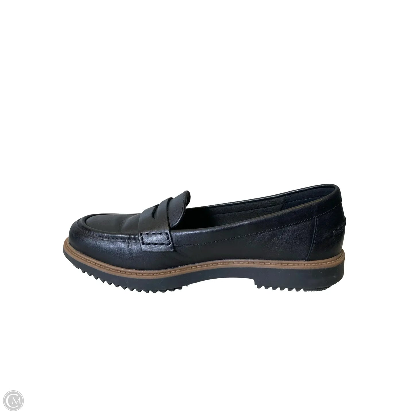 Shoes Flats By Clarks In Black, Size: 6