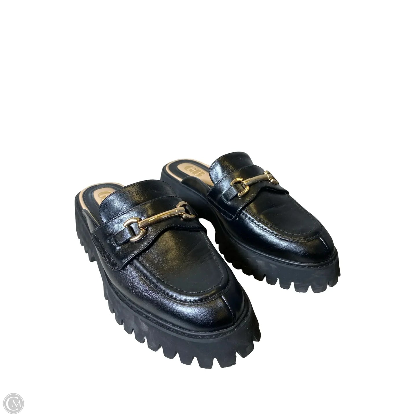 Shoes Heels Platform By Gb In Black, Size: 7.5