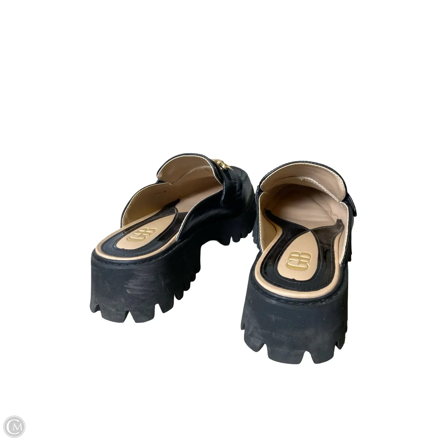 Shoes Heels Platform By Gb In Black, Size: 7.5
