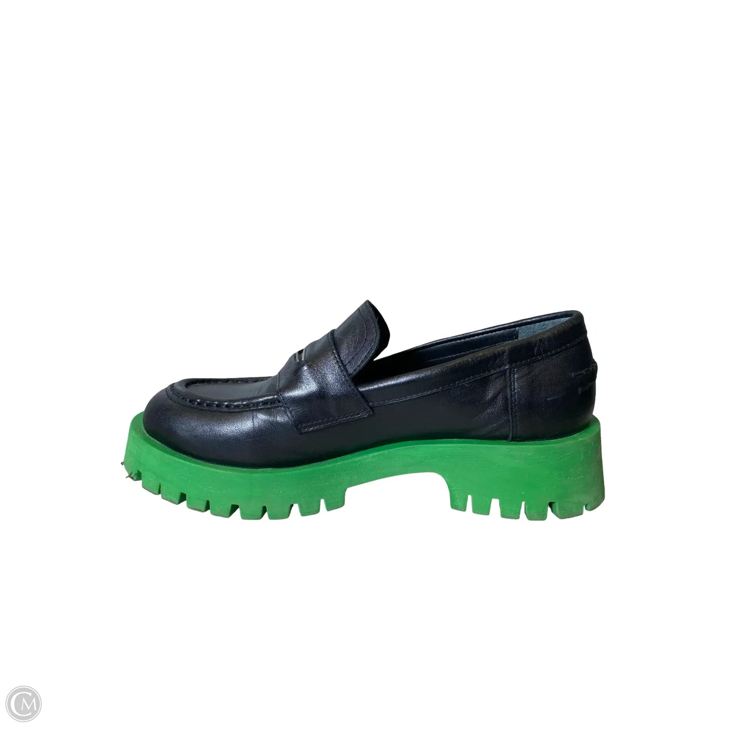 Shoes Heels Platform By Steve Madden In Black & Green, Size: 6.5