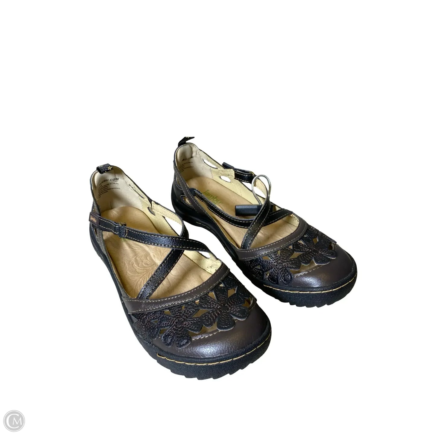 Shoes Flats By Jambu In Brown, Size: 8