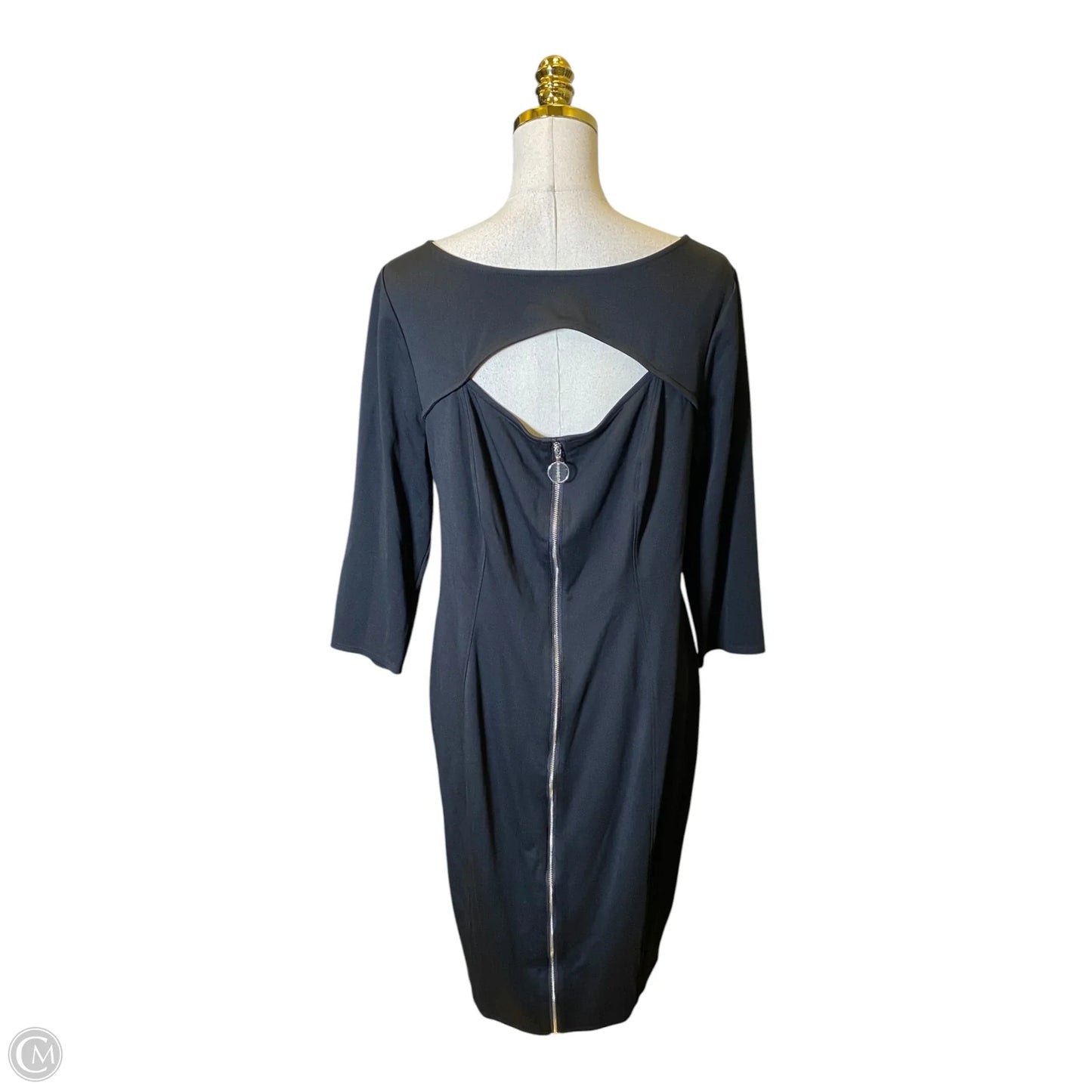 Dress Casual Midi By Lane Bryant In Black, Size: 14