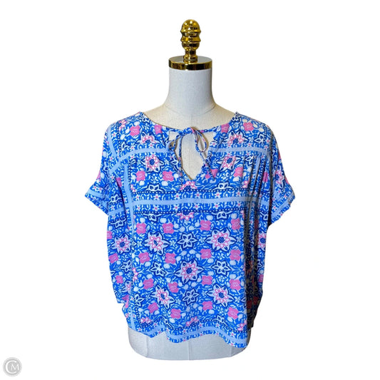 Top Short Sleeve By Vineyard Vines In Multi-colored, Size: L