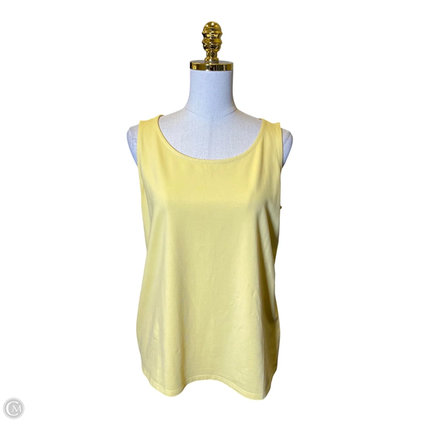Top Sleeveless By J. Jill In Yellow, Size: M