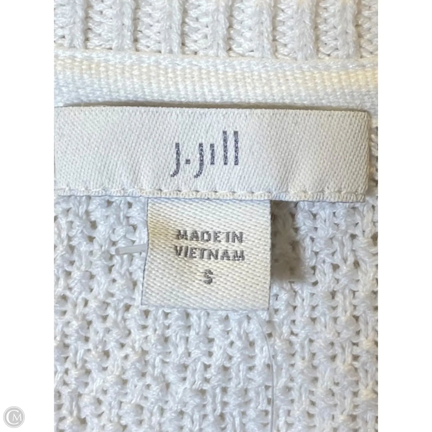 Top Sleeveless By J. Jill In White, Size: S