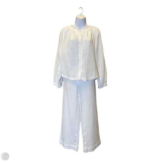 Top Long Sleeve By Haven In White, Size: S