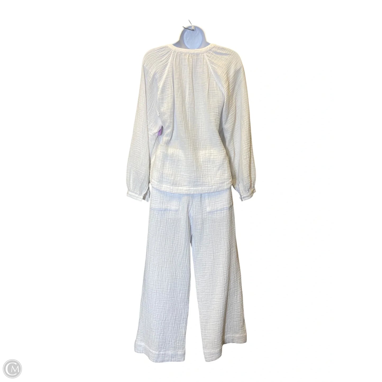 Top Long Sleeve By Haven In White, Size: S