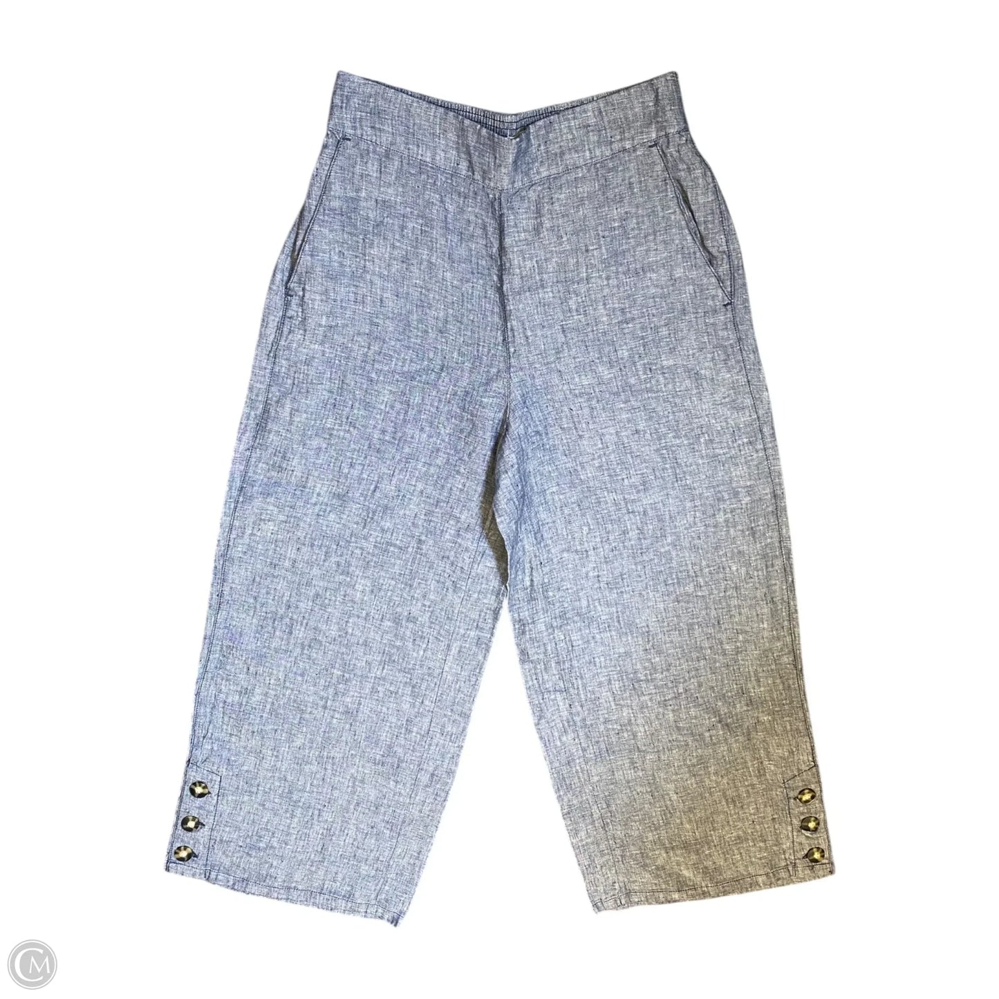 Pants Wide Leg By Sigrid Olsen In Blue, Size: S