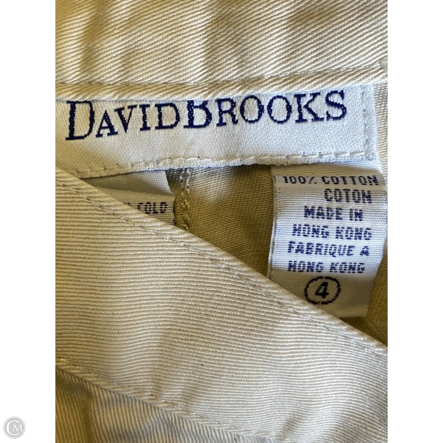 Top 2pc Sleeveless By David Brooks In Tan, Size: S