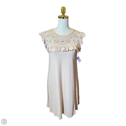 Dress Casual Midi By Cupio In Beige, Size: M
